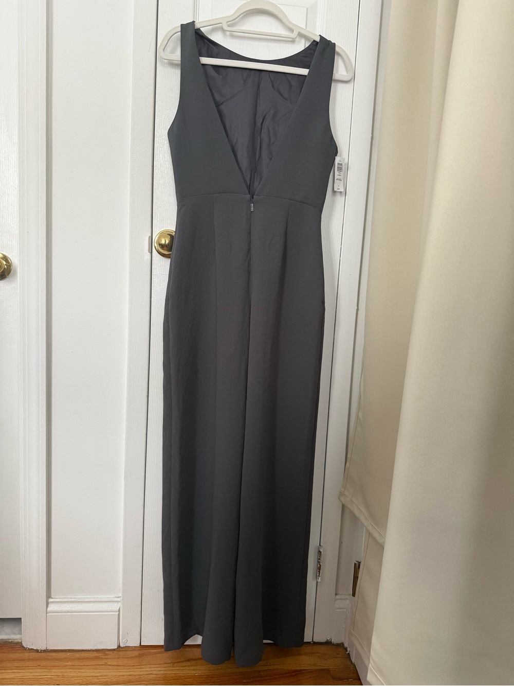 Wilfred Sleeveless Wide-Leg Jumpsuit - Charcoal - Picture 2 of 6